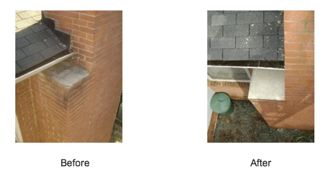 Owens Chimney - Chimney Repointing - Before and After Owens Chimney - Chimney Repointing - Before and After