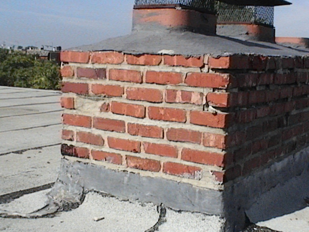 Water causes the brick spalling you see here. Water causes the brick spalling you see here.