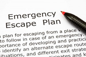For safety, have an emergency escape plan for your family