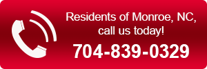 Call now button for residents of Monroe, NC