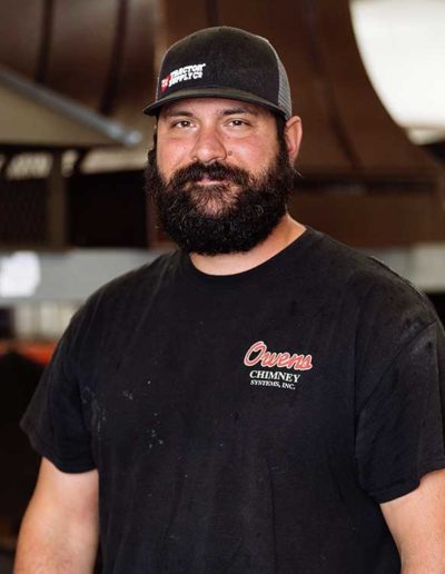 Owens Chimney Team Member Forrest Rorie - Sweep Technician