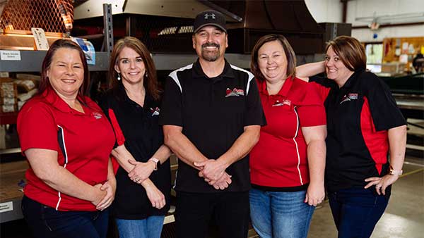 Owens Chimney Team with Owner James Owens in the middle