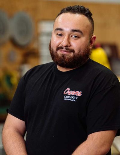 Owens Chimney Team Member Hector Lugo - Fabrication Technician