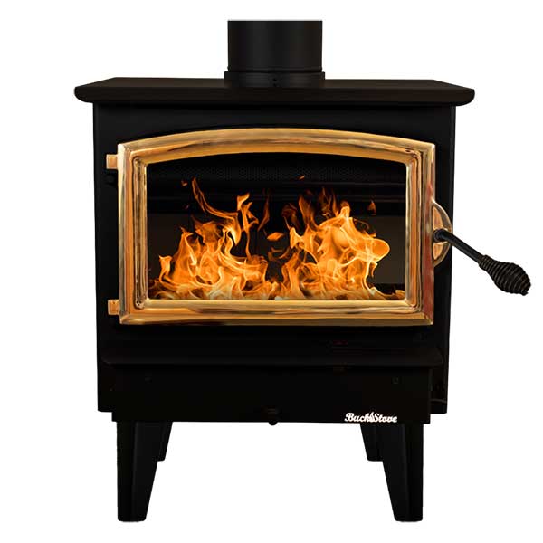 Stock Image-Buck Model 21 NC Freestanding Wood Stove- Owens Chimney Buck Model 21 NC Freestanding Wood Stove