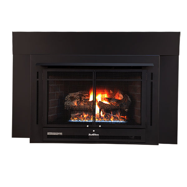 Stock Image-Buck Model 34 Manhattan Gas Insert- Owens Chimney Buck Model 34 Manhattan Gas Insert