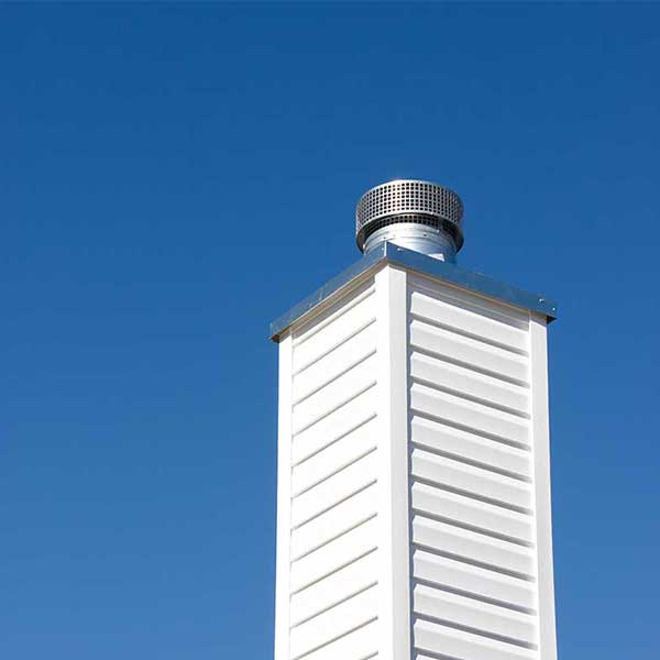 Stock Image- Pre-fab Chimney- Owens Chimney Sweep Pre-fab Chimney