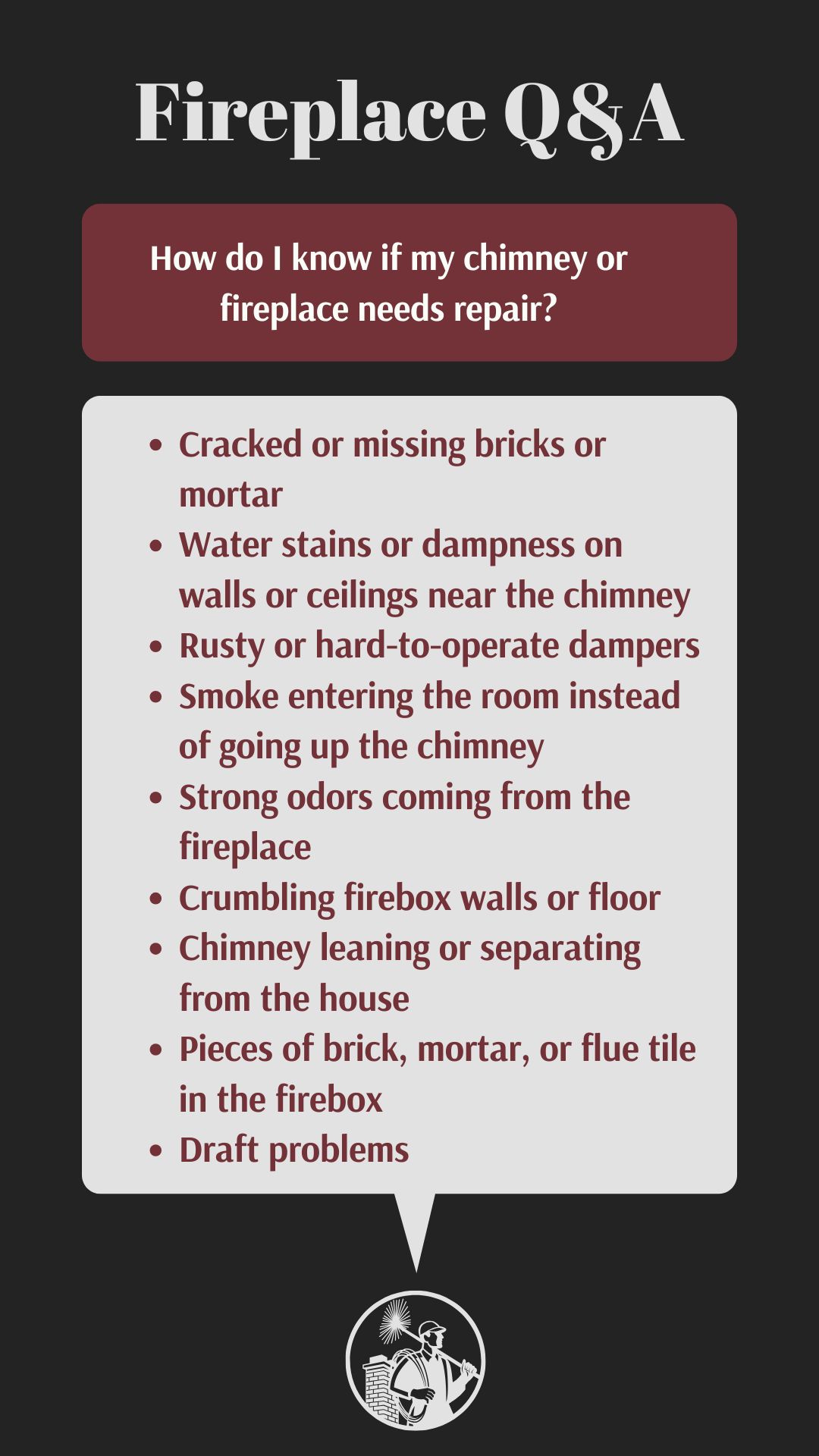 original infographic detailing signs that chimney repair is needed original infographic detailing signs that chimney repair is needed